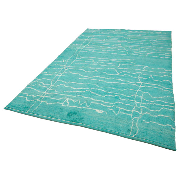 Blue Elephant Gaphoor Handmade Kilim Turquoise Rug Wayfair.co.uk